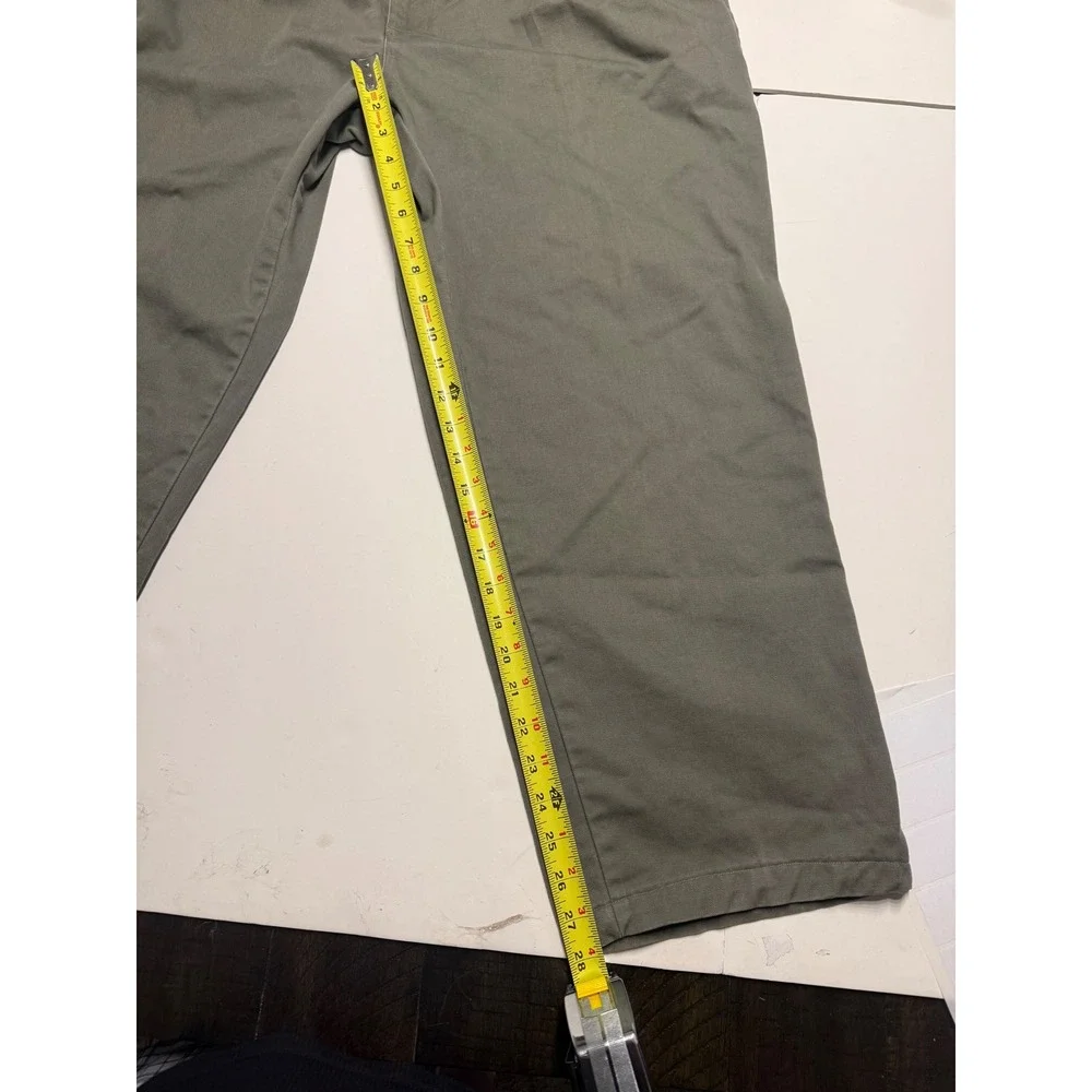 Vintage 90s Polo Chino Ralph Lauren Pants Mens 38x30 Made USA Pleated Olive